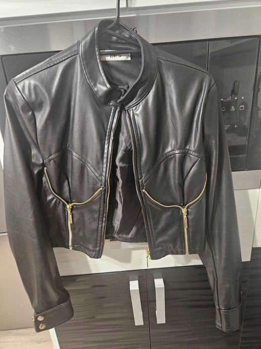 Кожено елегантно яке