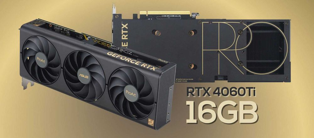 Продам Видеокарту ASUS RTX 4060 Ti ProArt OC 16 Гб
