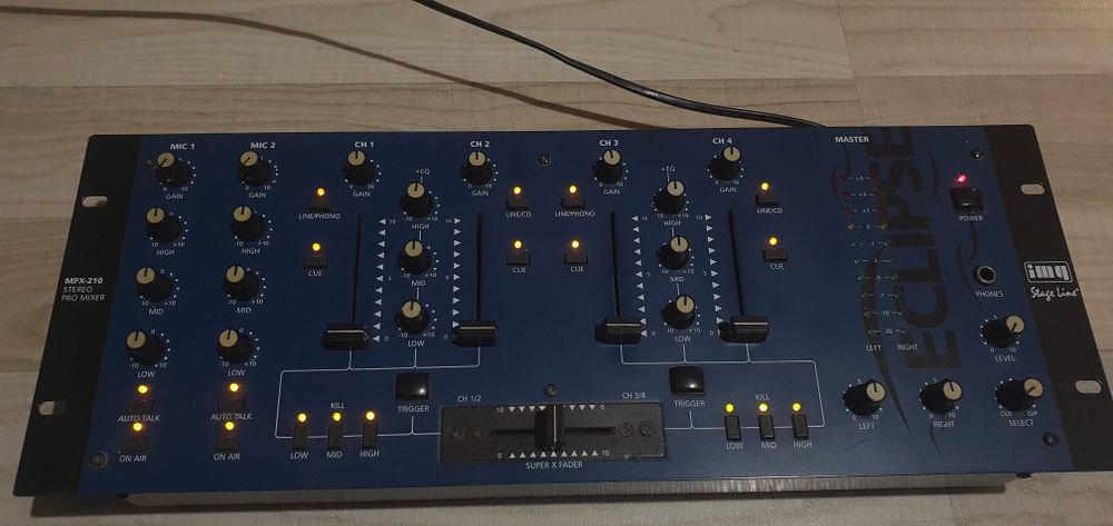 Mixer DJ Profesional IMY Stage Line MPX-210 ECLIPSE 4 Canale (Mic Zgom