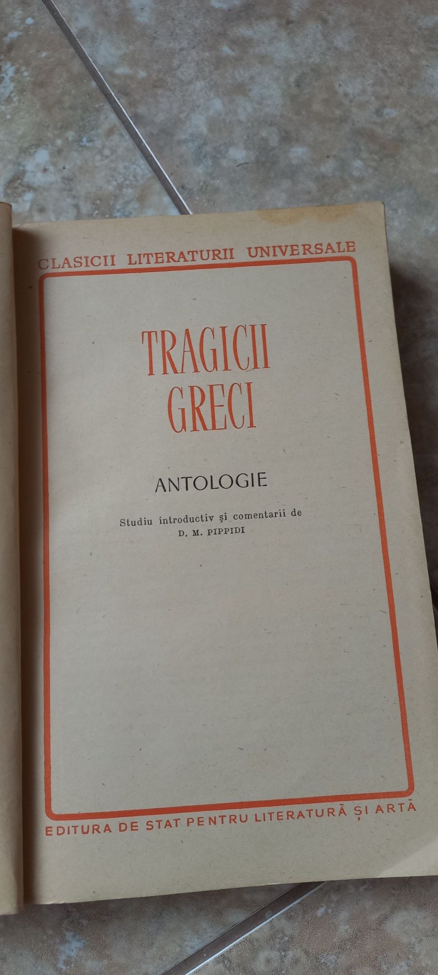 Tragicii greci editie 1958