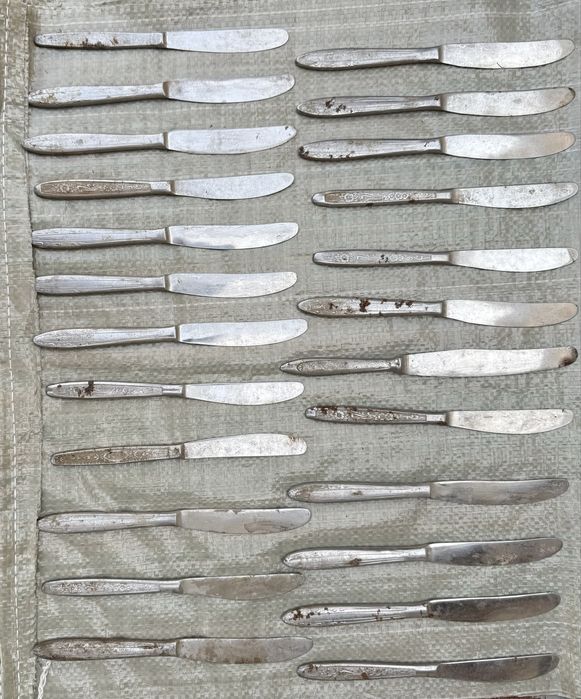 Ножи кухонные СССР столовые.