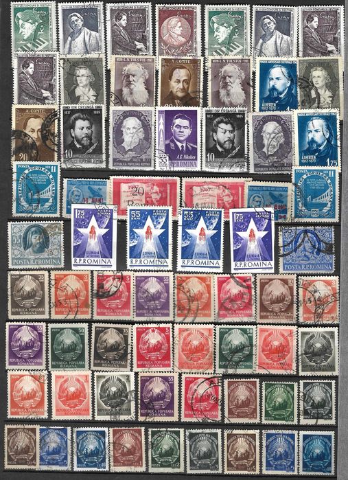 Un super clasor plin cu timbre, filatelie 4 file = 8 pagini format A4