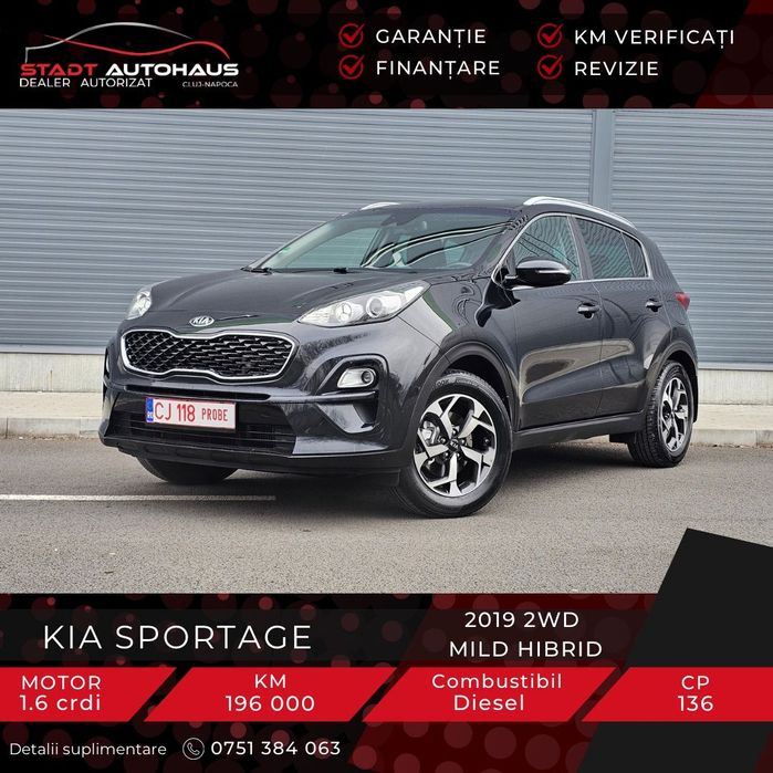 Kia Sportage GARANTIE 12 luni#Hybrid#Service la zi