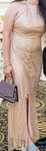 Rochie crem cu sclipici