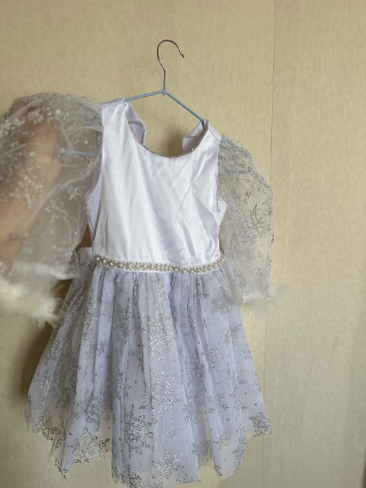 Платье снежинка детское
