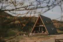 Cabane A-Frame din lemn