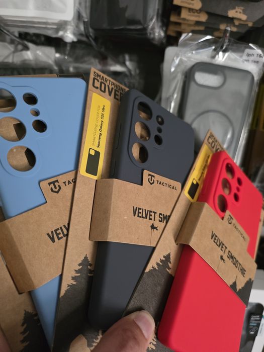 Промоция! Намалени! Samsung Galaxy S25 Ultra,S25+ TACTICAL Velvet гръб