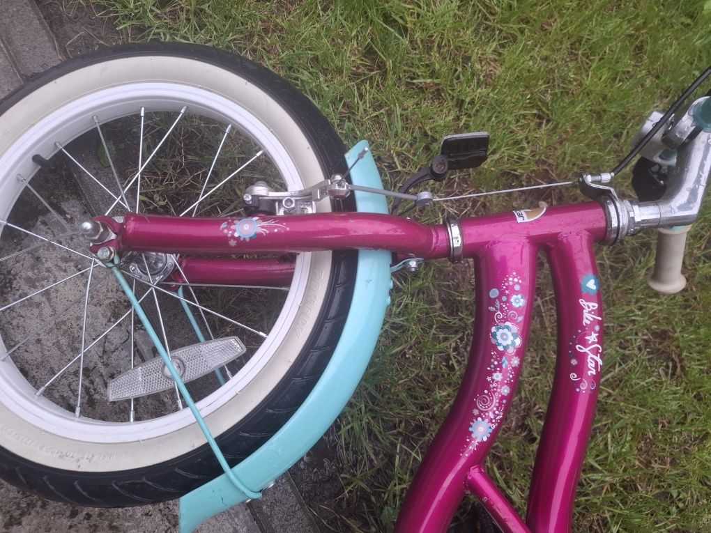 Bicicleta,roti de 16',roz țiclam