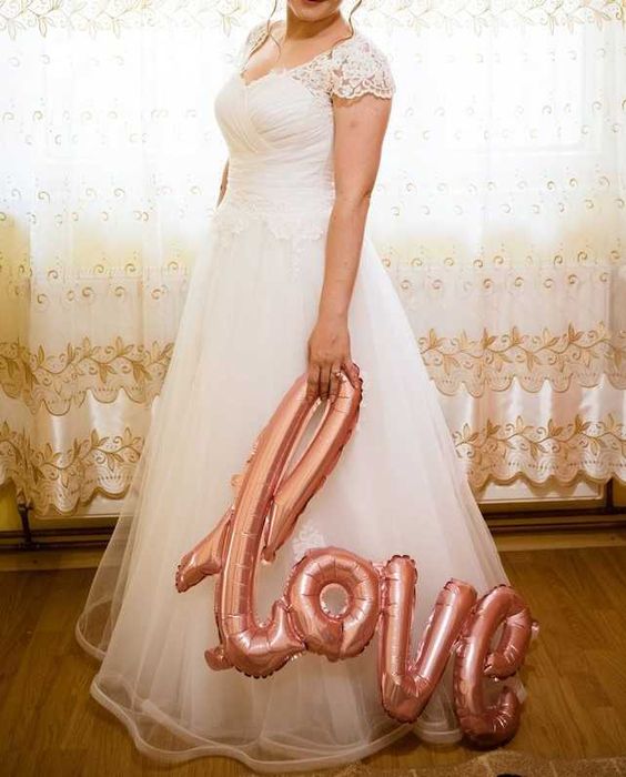 Rochie mireasa corset reglabil