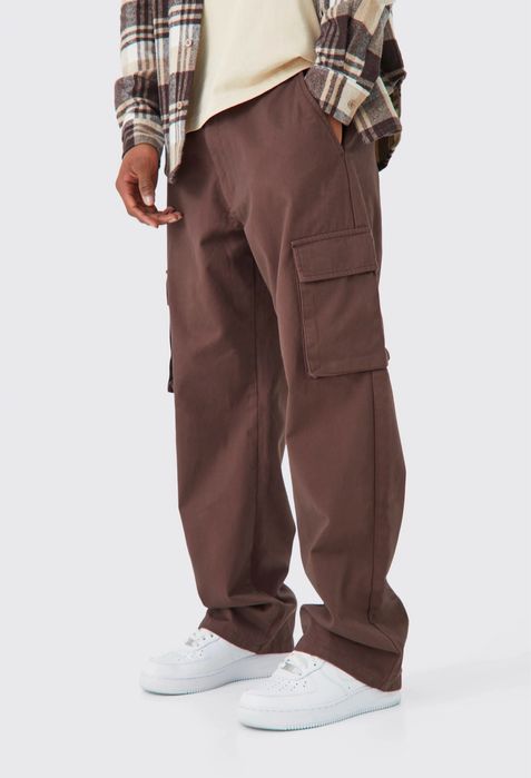 Мъжки карго панталони boohoooMAN - размери 30/S и 34/S-M