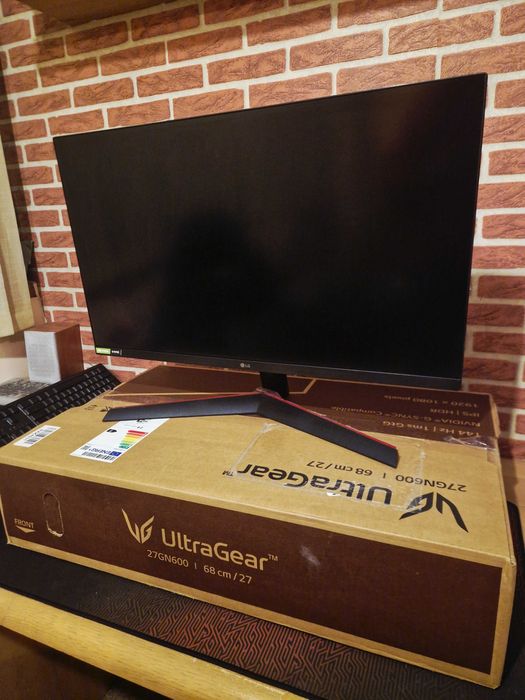 Монитор LG 27GN600 IPS, 144Hz, HDR, FHD, 1ms, 350cd/m2