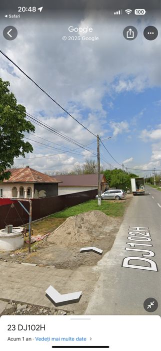 Teren intravilan 1100mp