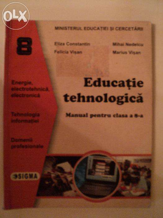 Manual educatie tehnologica cls aVIII-a