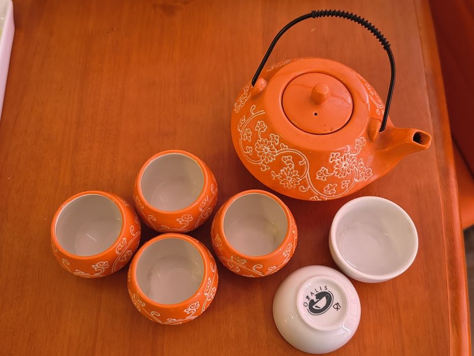 Чайник с 4 чашки за чай по японски