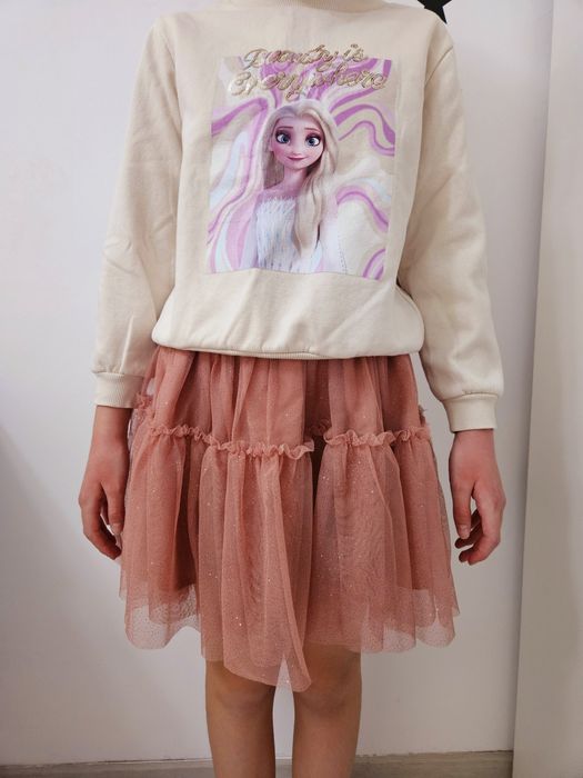 Fustita tulle si hanorac fetite 6-8 ani H&M