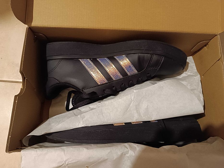 Adidas кецове - тъмно лилави, № 40, 25 см