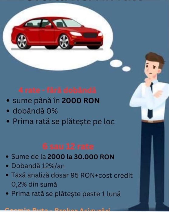 Asigurări: RCA, PAD, PAID, asigurări de viata/sănătate/călătorie