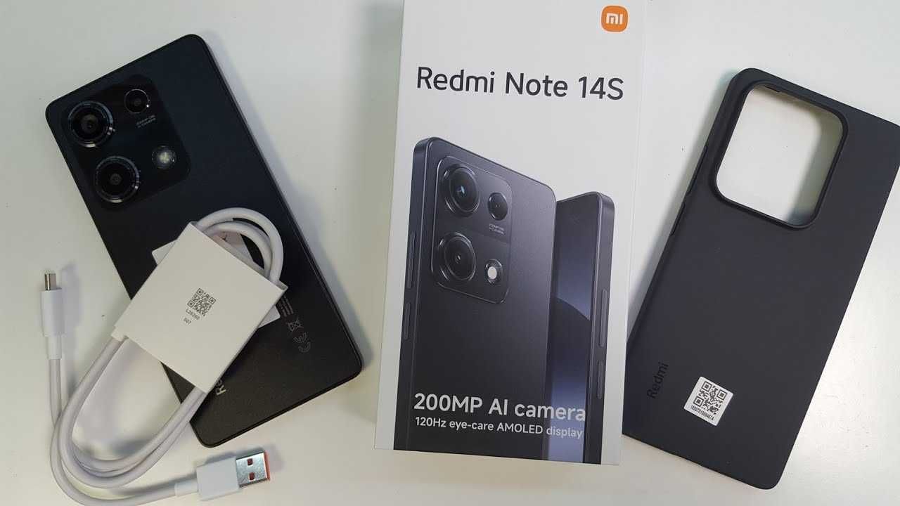 Продам смартфон Xiaomi Redmi Note 14S 8/128GB global чёрный