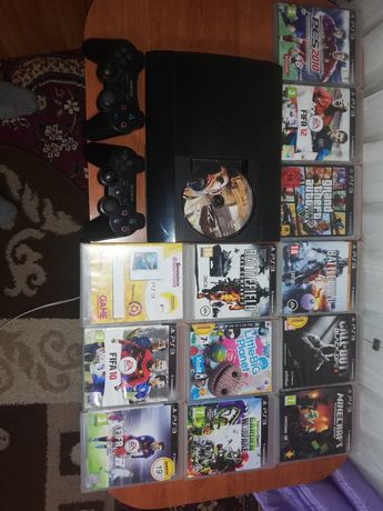 Vând PS 3 cu jocuri