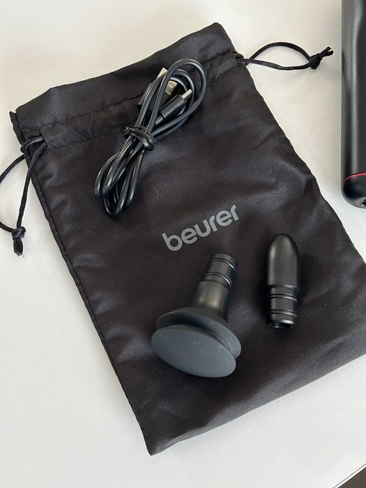 Aparat/pistol de masaj Beurer MG79, 3 capete, 3 viteze, garantie