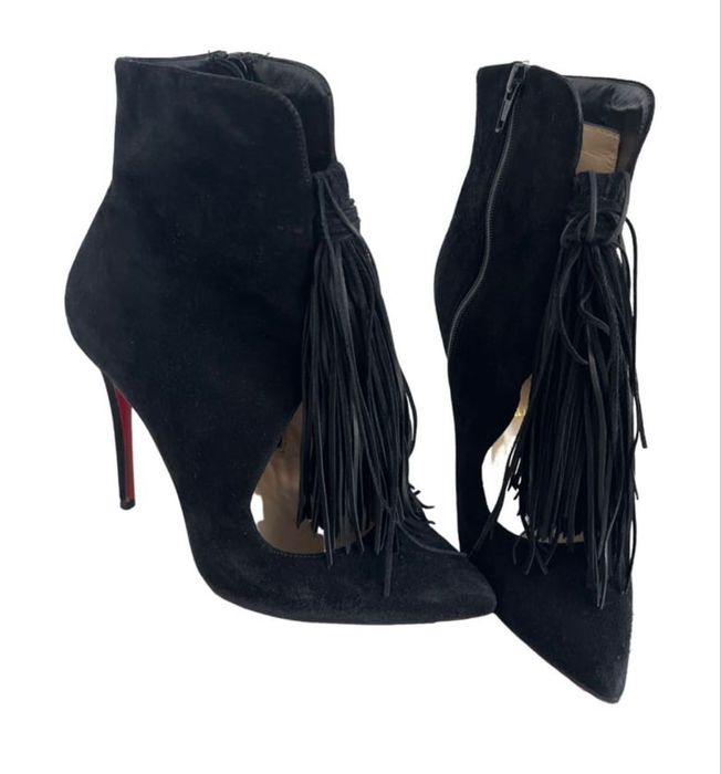 Ankle Boots Christian Louboutin 10cm, cu factura de achizitie