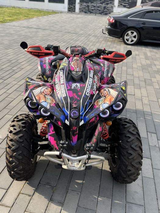 Atv Can Am Renegade 650,an 2017,inmatr.nr. Negru, folosit pe strada