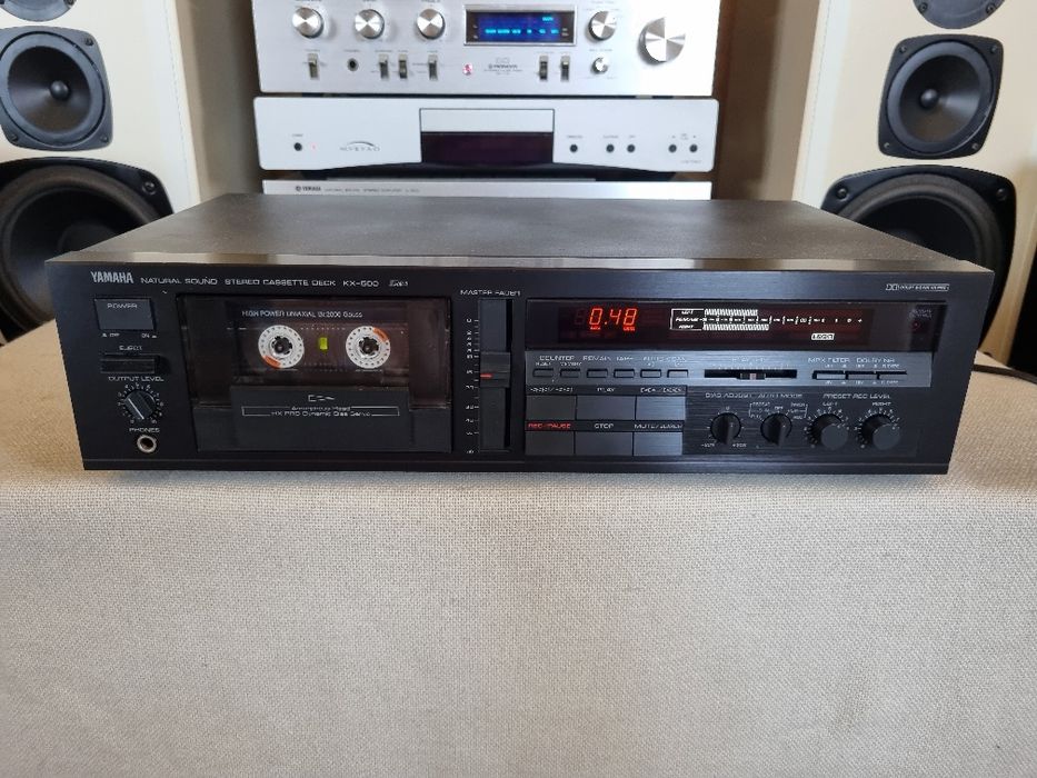 Deck Yamaha KX-500. Dolby B,C, HX Pro. Impecabil.