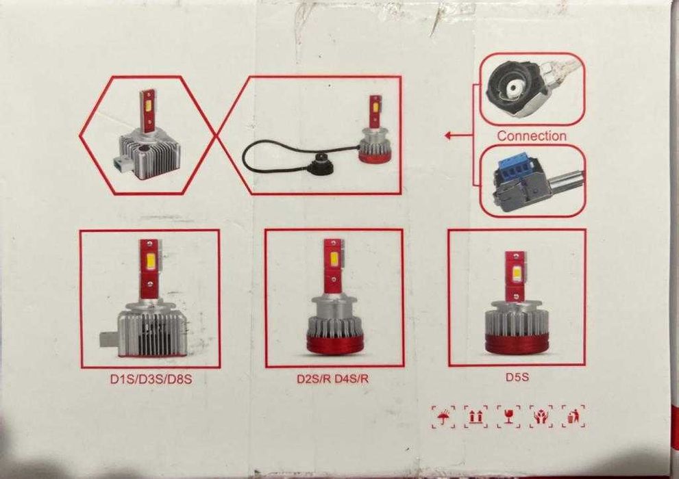SUPAREE D8S LED 6000k Крушки за фарове D Серия  (2бр.)