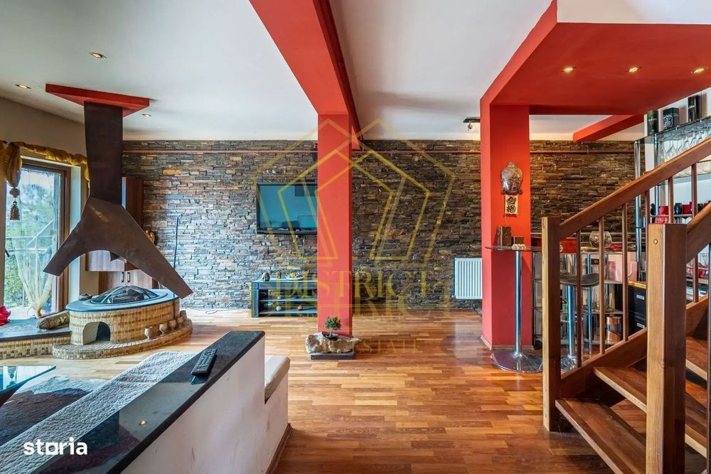 0% COM Apartament cu 3 camere, scara interioara, semineu | Favorit