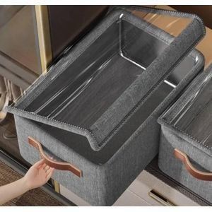 Контейнер для одежды 26L с прозрачной крышкой

• Вместительный объём 2