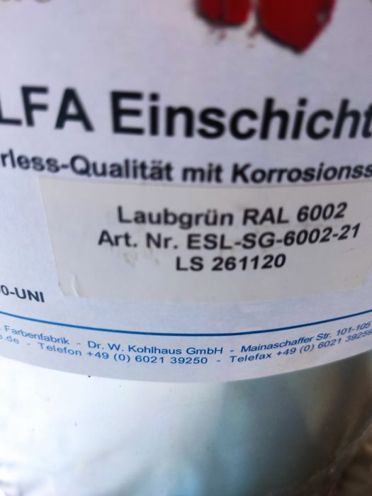 Vind vopsea Verde și Grii pentru metal 25 kg 2 in 1 calitate