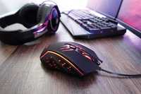 SCHWAIGER Комплект геймърски мишка, клавиатура, пад, слушалки RGB