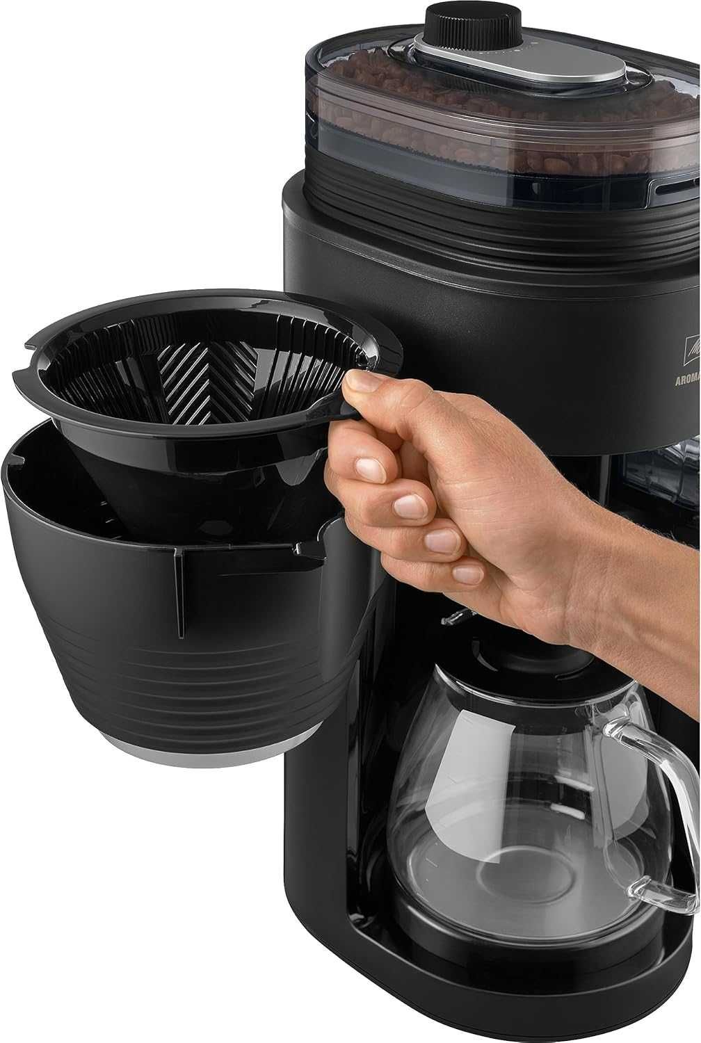 Шварц кафемашина с мелачка Melitta AromaFresh Pro X, филтър кафемашина