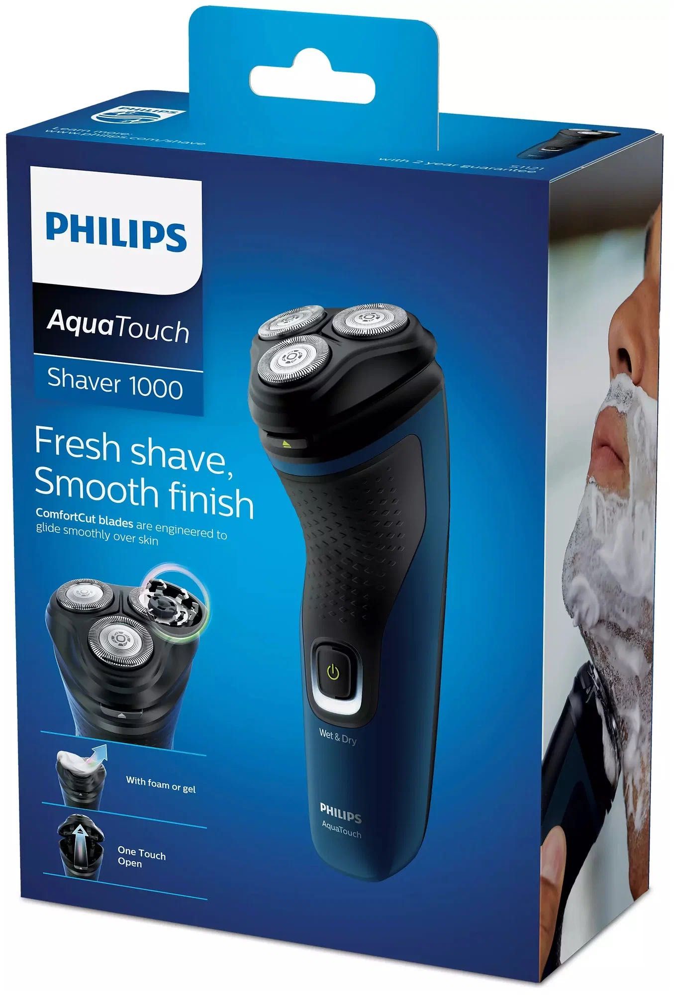 Электробритва Philips Shaver 1000 Series S1142/00, аккумуляторная