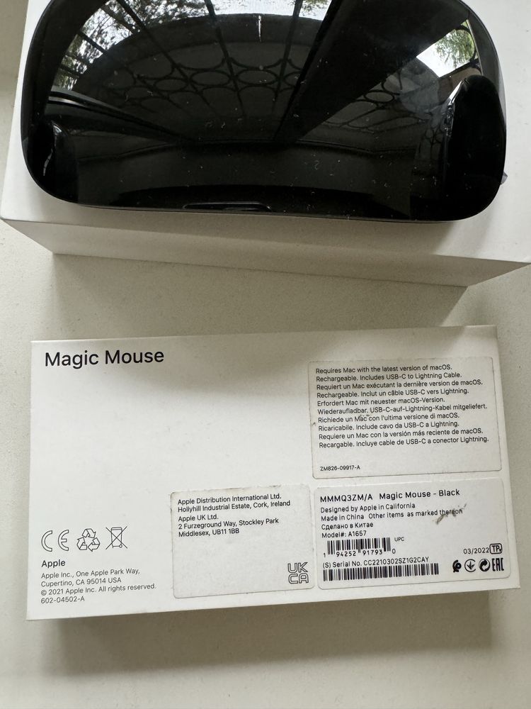 мышь APPLE Magic Mouse