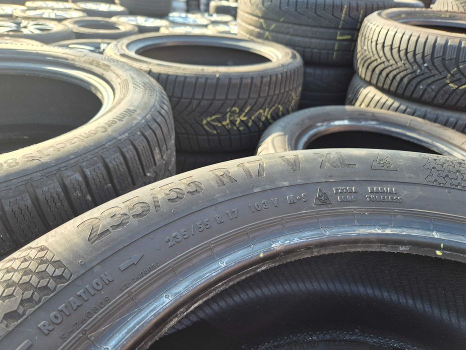 2 Anvelope IARNA - 235/55/17 - Continental - Stare F BUNA DOT 2022