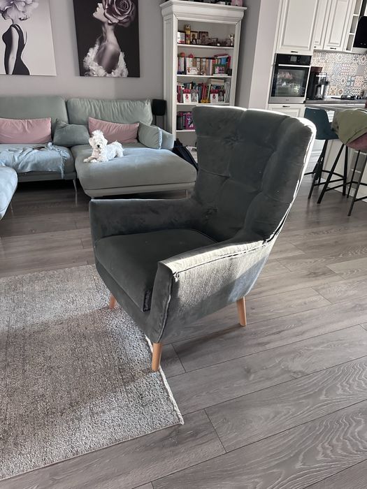 Fotoliu Mobexpert verde menta