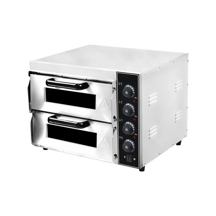 ПРОМОЦИЯ -15% Професионална пица фурна на 2 нива за пици Ø40 см