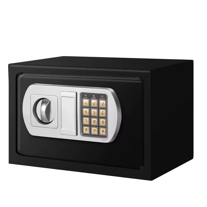 Сейф 31х20х20 см  с электр. и ключевым замком 31×20×20