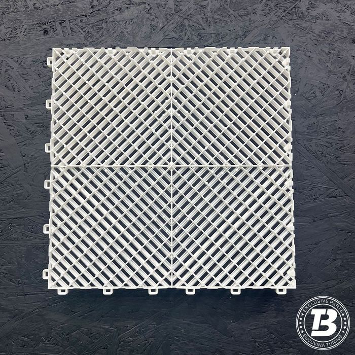 Pardoseala Modulara pentru Garaj si Ateliere Detailing - Alb