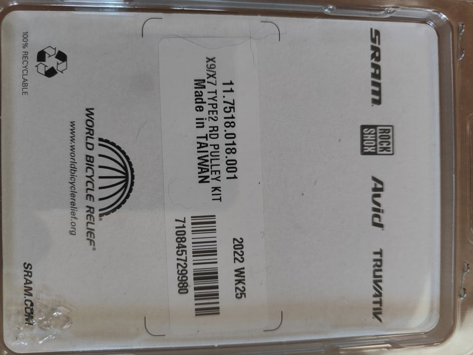 Rotițe schimbător pinioane Sram GX/X9/X7 rulmenti