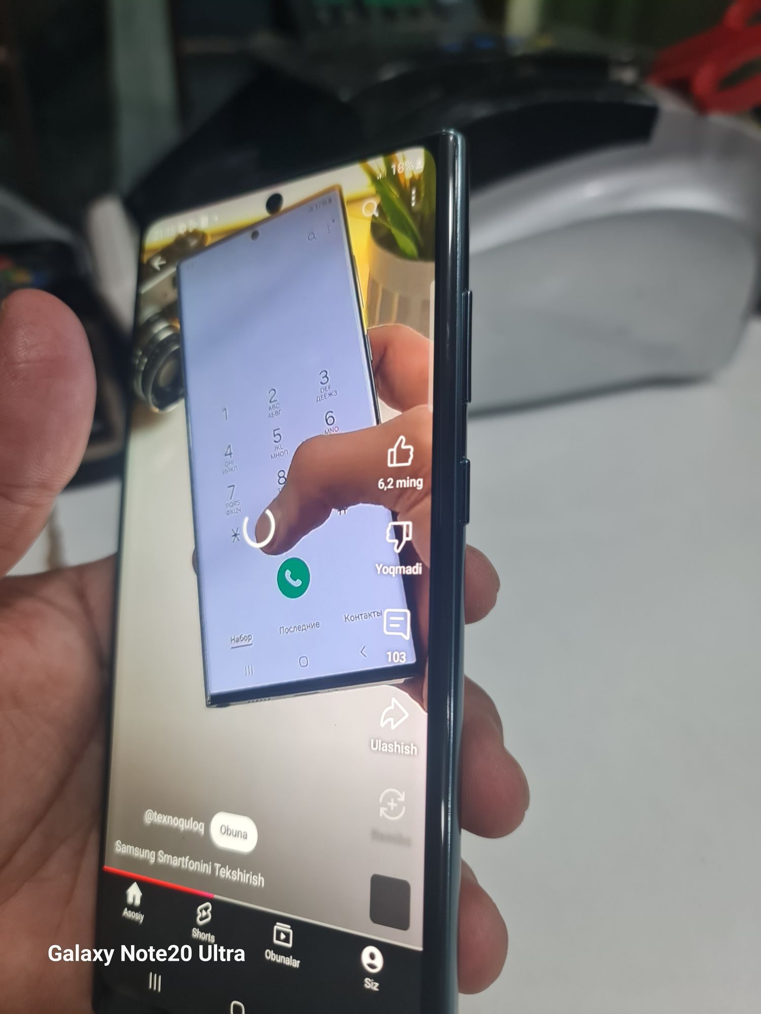 S22 ultra ekran alishgan 100$lika oledga 2 sim karta