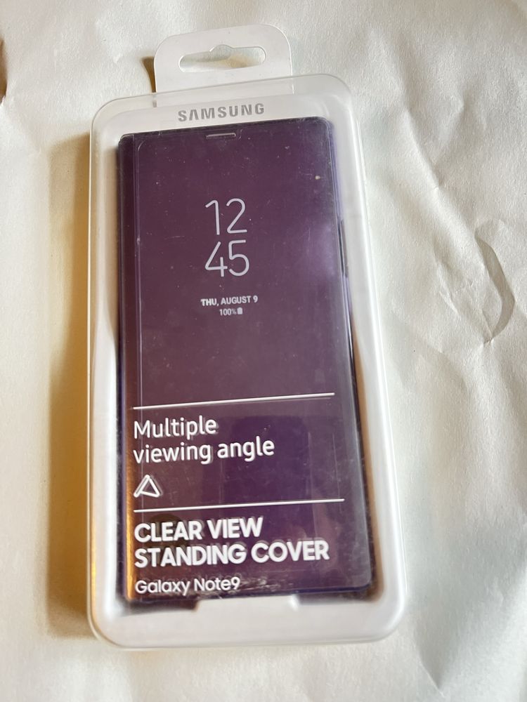 Husa Samsung Galaxy Note 9 Clear View Standing Cover originala nou nou