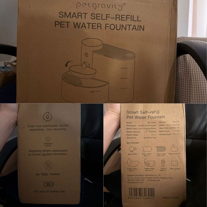 Fantana PetGravity Pisici / Caini