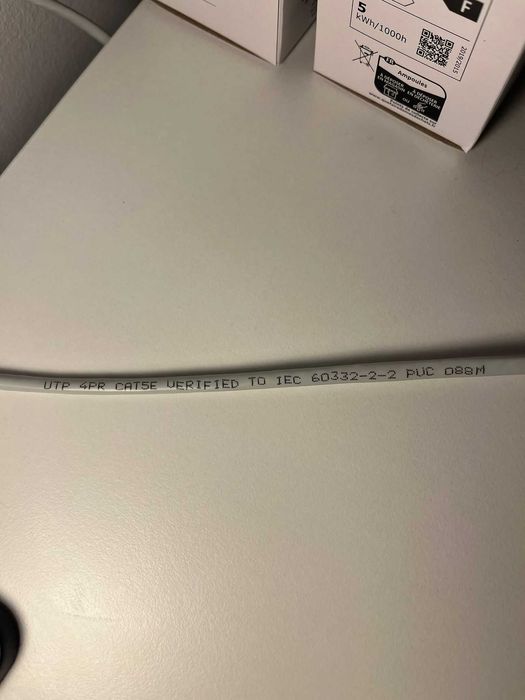 Cablu internet UTP CAT5e CCA, lungime 10m, sertizat