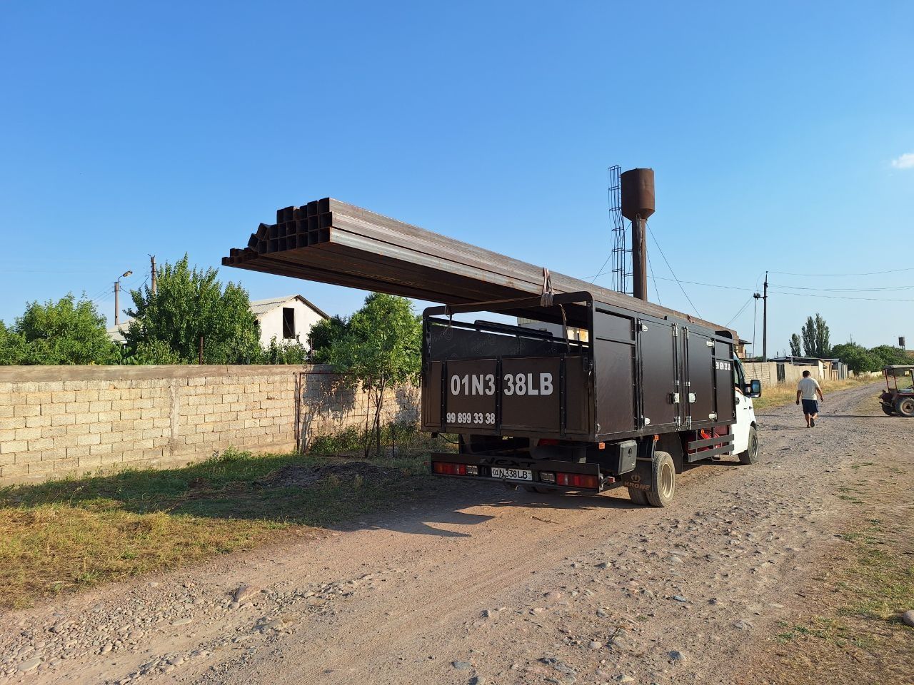 Перевозка гобаритного меттала на Газели с открытым вехом