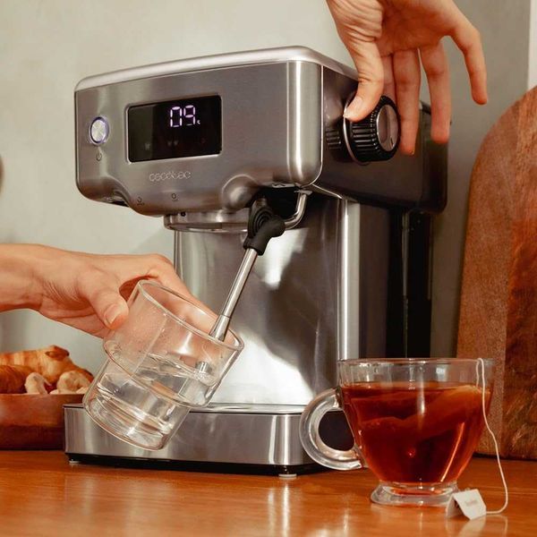 ПРОМО 2г Гаранция Нова Еспресо Кафемашина Cecotec Power Espresso 20bar