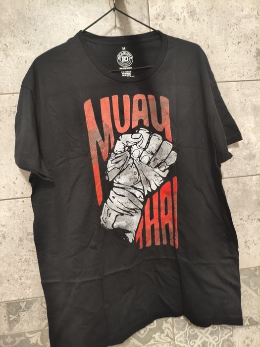 Tricou Rule Out bumbac M negru nou muay thai
