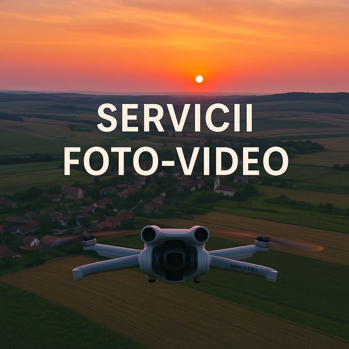 Servicii foto-video, filmări din dronă