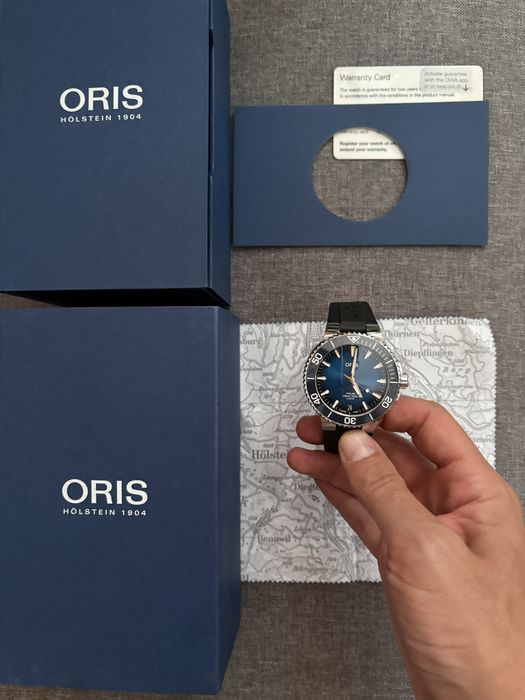 Oris Aquis Date cal. 400, 41.5mm, garantie 10 ani